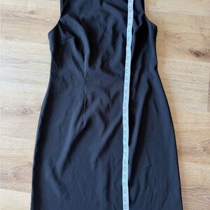 Alyx Black Sleeveless Midi Sheath Dress